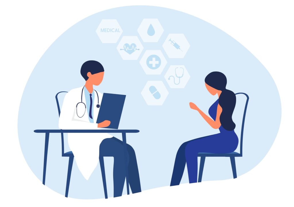 Doctor consulting with patient about ADHD treatment
